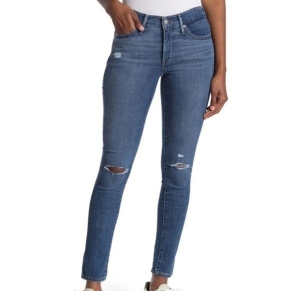 Levi’s  Ripped Shaping Skinny Jeans - Picture 1 of 6